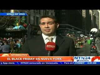 lAsí disfrutan los neoyorquinos del 'Black Friday', día marcado por el consumismo extremo