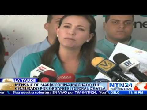 María Corina Machado invita a venezolanos a votar y permanecer en centros de votación