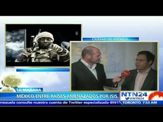 ¿Video de ISIS amenazando a coalición de países donde aparece la bandera mexicana representa riesgo?