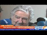 Mujica desea que a Macri le vaya bien como presidente de porque así a Uruguay le 