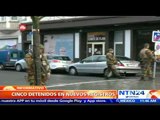 Detienen a cinco personas en el marco de las operaciones antiterroristas en Bélgica
