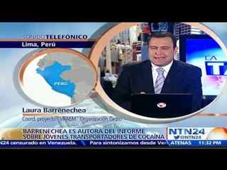 Alerta en Perú por jóvenes ‘mochileros’ usados para transportar droga al interior del país