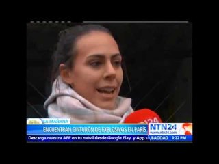 Hallazgo de cinturón explosivo similar al de atentados en Paris sorprende a habitantes de la zona