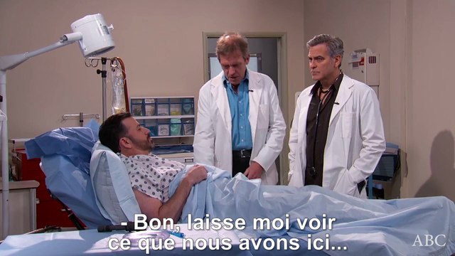 Quand George Clooney aka Dr Ross... rencontre Hugh Laurie aka Dr House