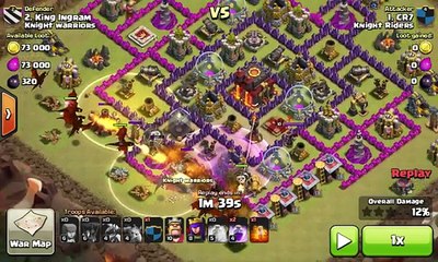 CoC WAR Strategy - Ballons L6 - Dragon L4  Hogs L5 - Latest