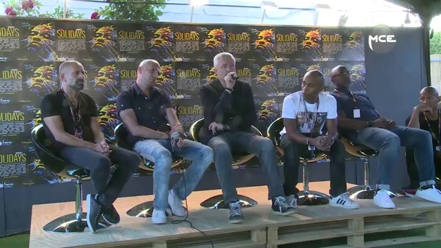 Le groupe IAM en concert au Solidays accorde une interview à MCE