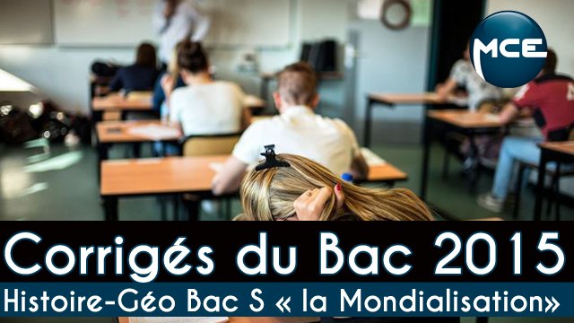 Bac 2015: corrigés vidéo Histoire Géographie Bac S « Des territoires inégalement intégrés dans la mondialisation »