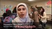 Students at an American school in solidarity with Muslim women wearing headscarves colleagues after demands ...-. Mp4