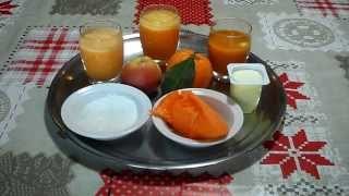 عصير اليقتين (القرع) بالبرتقال اوالزبادي او التفاح Aliqtin juice (Pumpkin) with orange