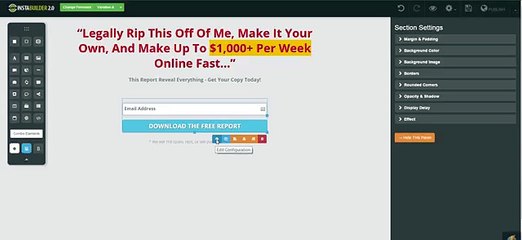 Instabuilder 2.0 tutorial