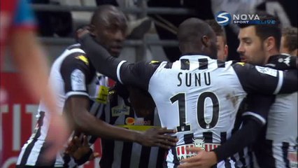 0-1 Arnold Bouka Moutou Goal France  Ligue 1 - 03.01.2016, Stade Reims 0-1 Angers SCO