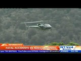 Al menos 7 personas murieron en accidente aéreo cerca del glaciar Fox en Nueva Zelanda