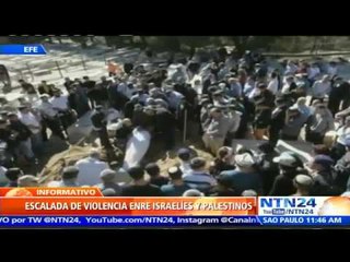 Tres hombres muertos deja último ataque en la escalada de violencia entre israelíes y palestinos