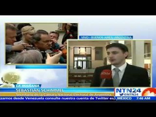 Recta final: proceso logístico para balotaje argentino “ya está en marcha”