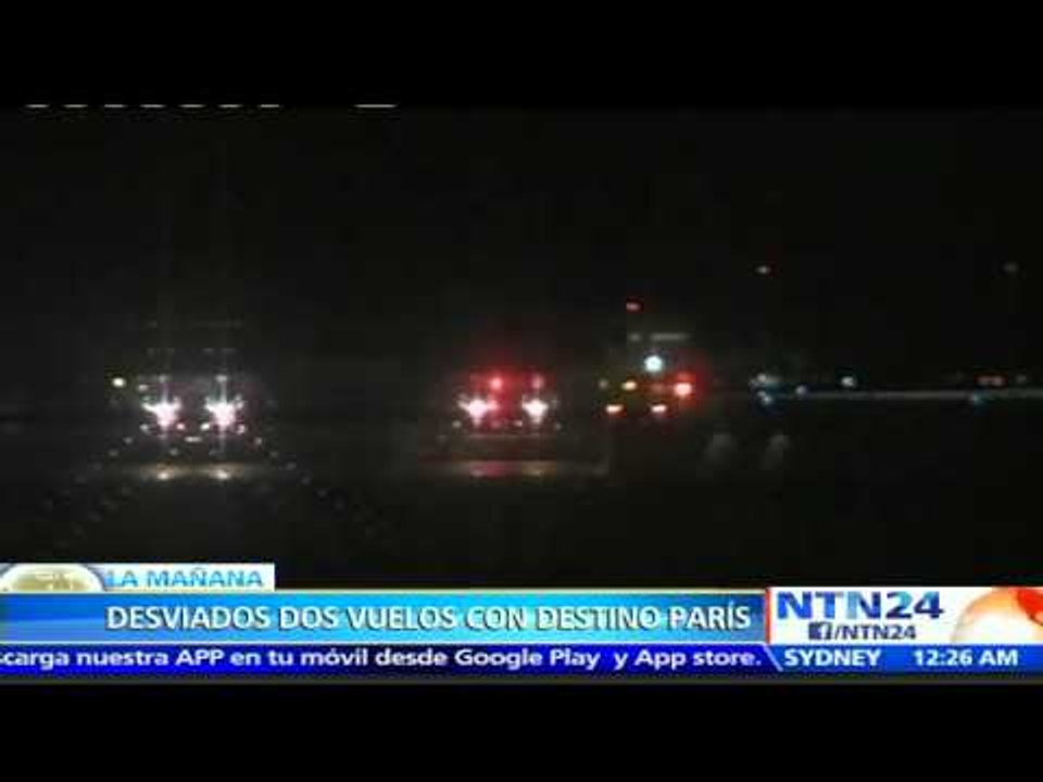 Dos aviones que viajaban de EE.UU. a París aterrizan de emergencia por amenazas de bomba