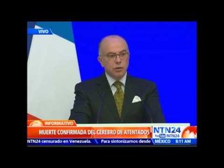 Abaaoud estuvo implicado en cuatro atentados frustrados por las autoridades: Min Interior francés