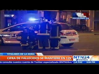 Cifra de muertos en París se mantiene en 129: decenas de heridos permanecen en estado crítico