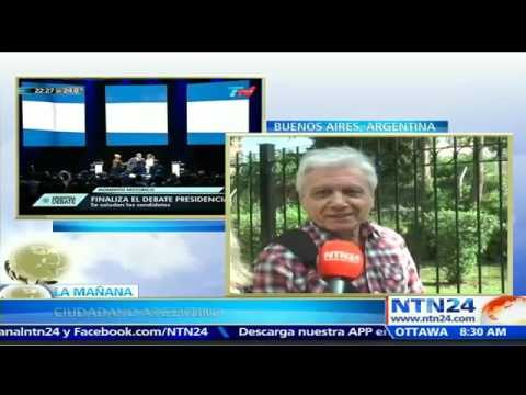 Lo que opinan los argentinos sobre el debate presidencial entre el opositor Macri y Scioli
