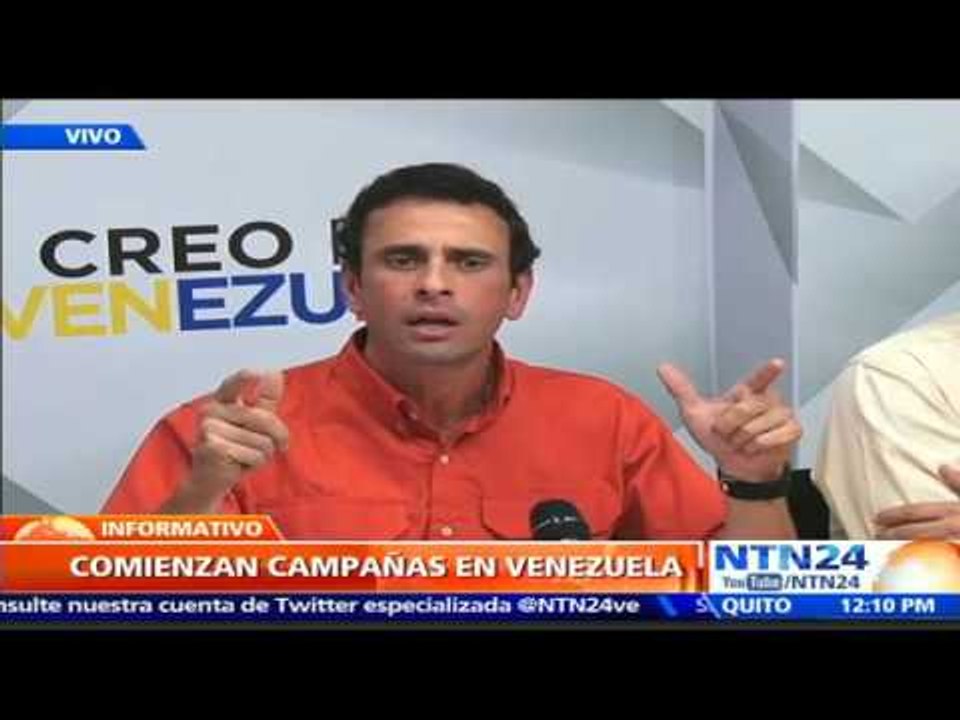 "El voto no depende de la señora Lucena, el voto depende de cada venezolano": Henrique Capriles