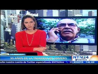 Colombianos conmemoran 30 años de la tragedia de Armero que segó la vida de 25.000 personas