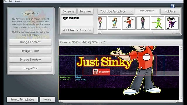 The Logo Creator Youtube Channel Graphics Creator Demo