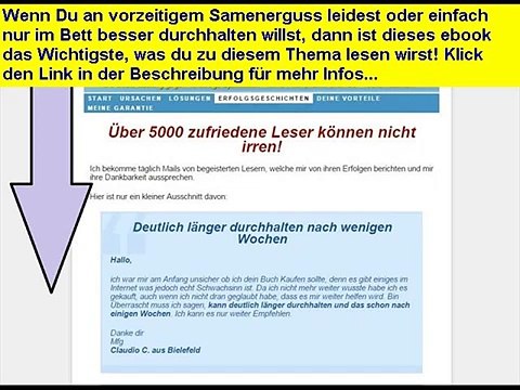 vorzeitiger samenerguss werbung - samenerguss verzögern – so funktioniert es wirklich