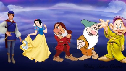 Finger Family Snow White Song Disney Cartoon Nursery Rhymes for Children