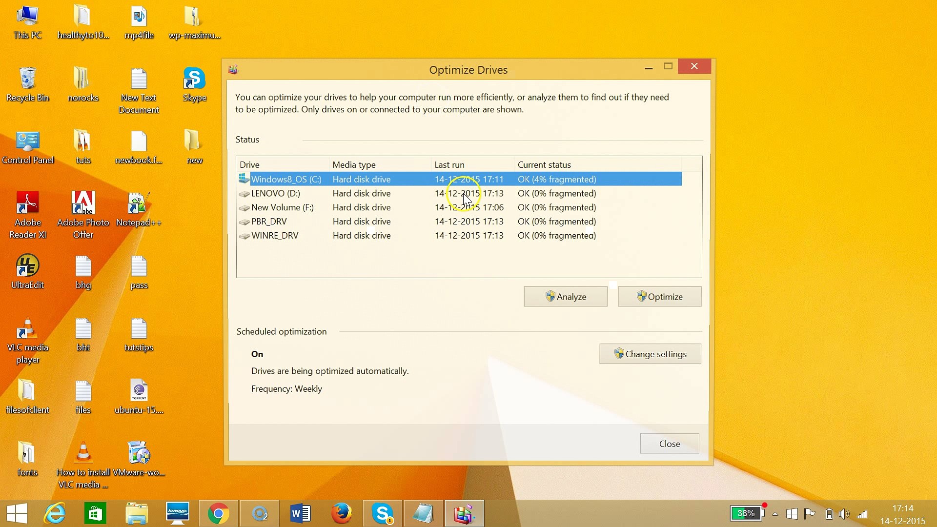 ⁣How to Defragment Hard Drive on Windows 8 or 8.1 Systems ?