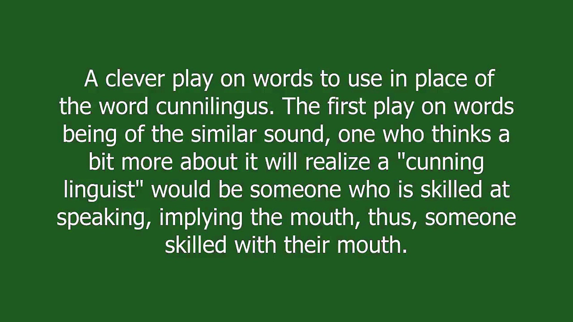 cunning linguist meaning and pronunciation - video Dailymotion
