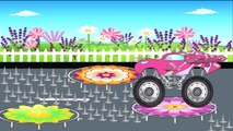 Butterfly Truck Get Clean In Car Wash - Video For Kids