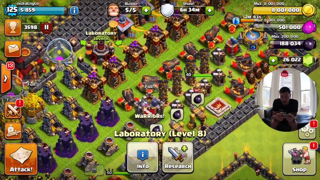 32,000 Gems! CLASH OF CLANS GEMMING NEW DARK SPELL FACTORY lvl 3 & BUYING All DARK SPELLS MAX lvl!