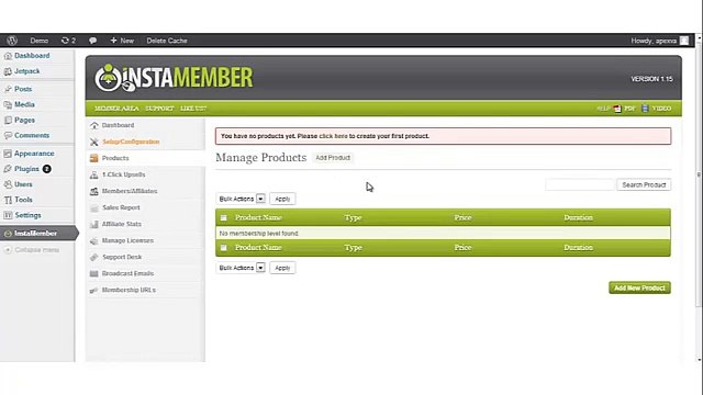 InstaMember | Adding New Products