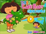 Dora Care Baby Crocodile gameplay # Watch Play Disney Games On YT Channel