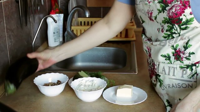 Рулетики из баклажанов с сыром (или творогом)