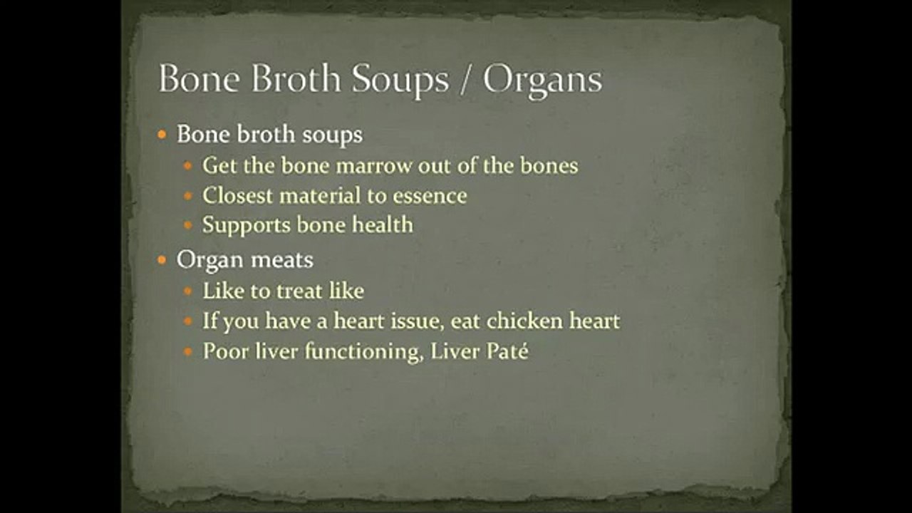 Chinese Medicine Eating Advice: Bone Broth Soups and Organ Meats