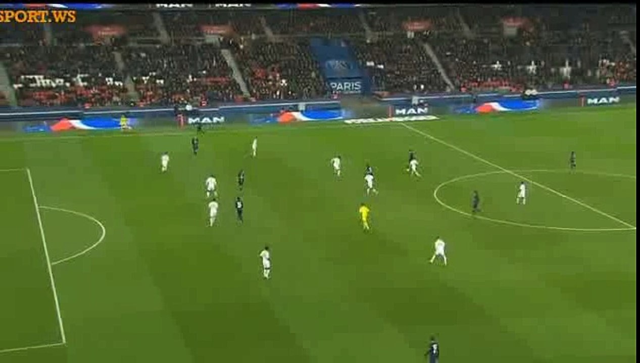 Edinson Cavani Goal - Paris SG	1 - 0	Lorient - 03.02.2016