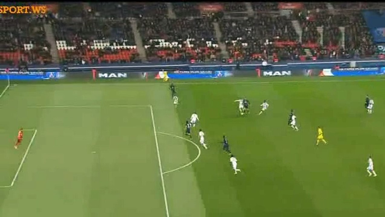 Edinson Cavani  Super Goal - Paris SG 1 - 0 Lorient - 03.02.2016