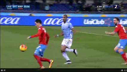 1-0 Gonzalo Higuain - Lazio v. Napoli 03.02.2016