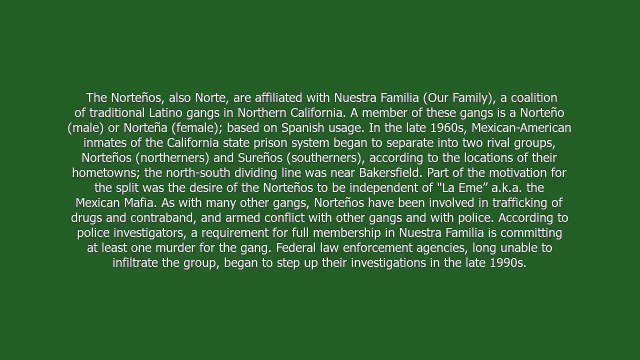 Norteños meaning and pronunciation