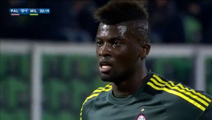 Goal M'Baye Niang ~Palermo 2-0 AC Milan~