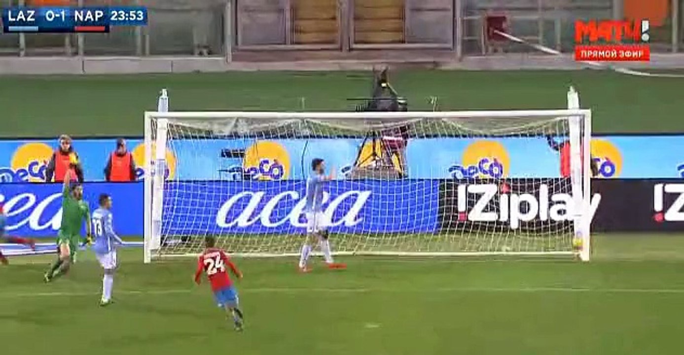 Gonzalo Higuain Super  Goal - Lazio 0-1 Napoli - 03.02.2016