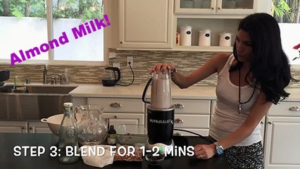 Homemade Almond Milk: Nutribullet Recipe