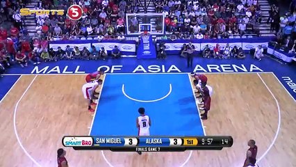 San Miguel vs Alaska - Q1 - Finals Game 7 Philippine Cup 2015-2016