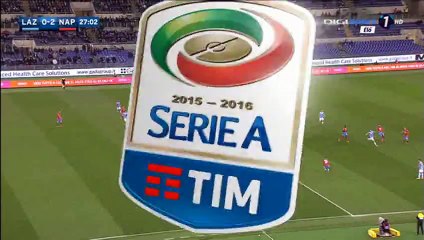 José María Callejón Goal - Lazio 0-2 Napoli - 03.02.2016