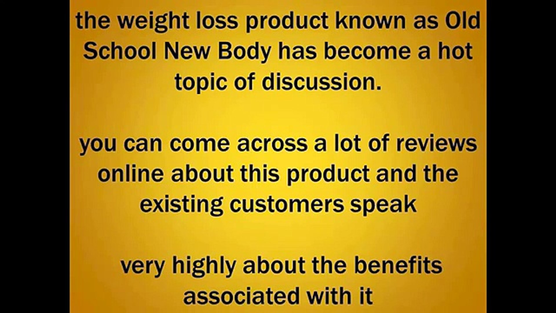 Old School New Body  user reviews NEW 2016