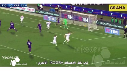 هدف التعادل لكاربي على فلورنتينا