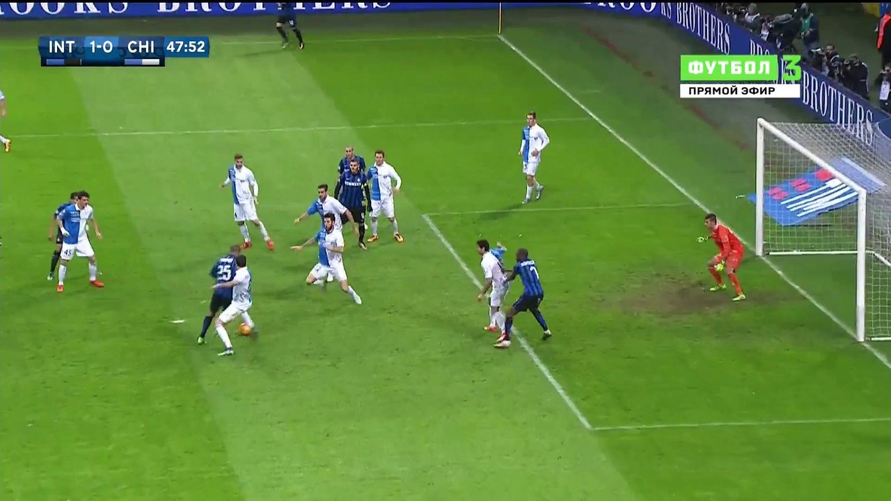 1-0 Mauro Icardi Goal Italy  Serie A - 03.02.2016, Inter Milano 1-0 ChievoVerona