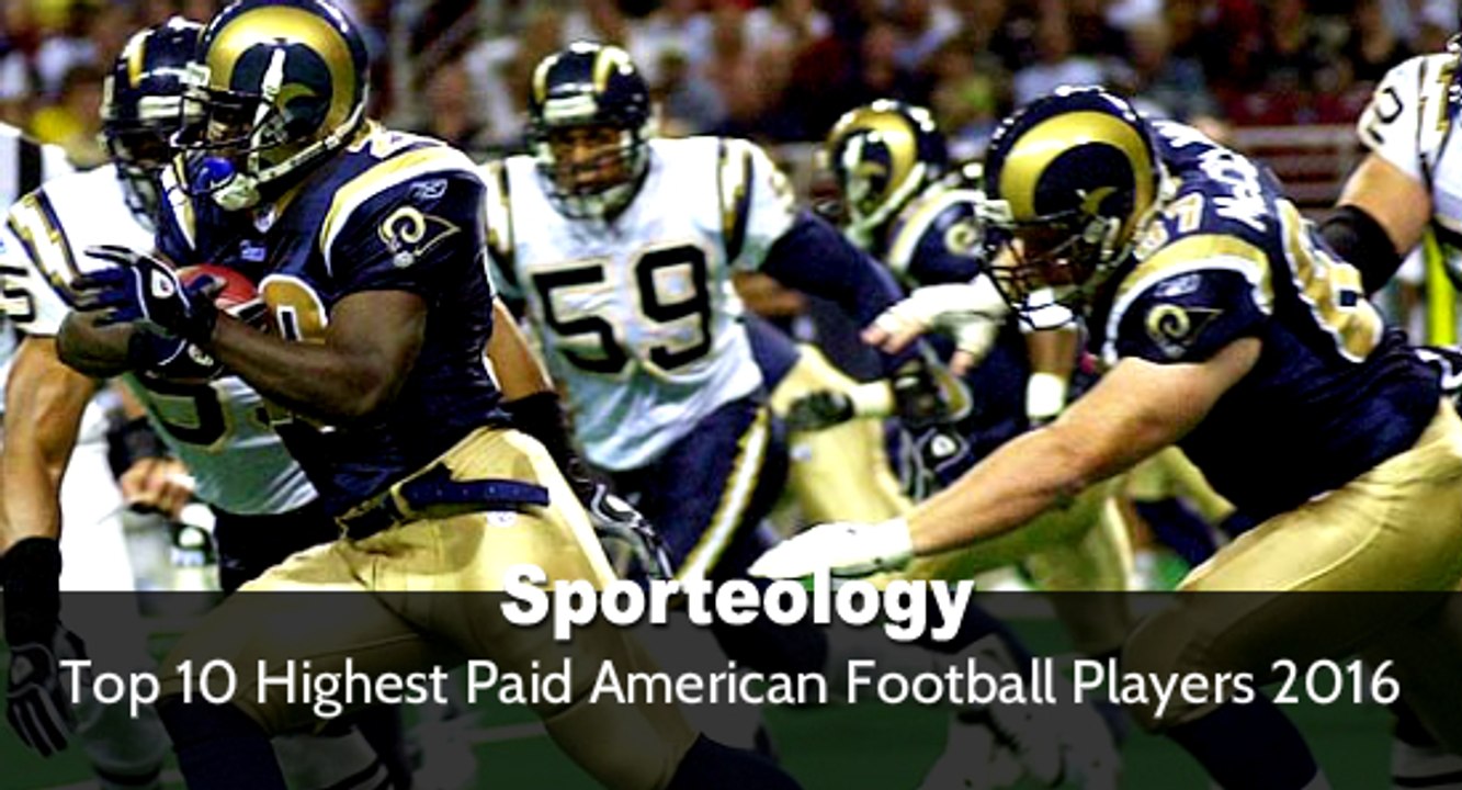 Top 10 Highest Paid American Football Players 2016