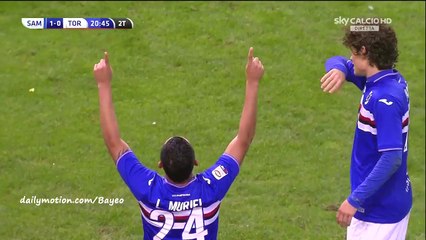 Luis Muriel Goal HD - Sampdoria 1-0 Torino - 03-02-2016