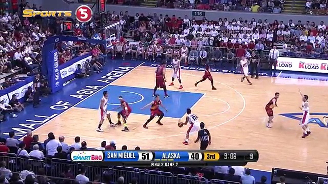 San Miguel vs Alaska - Q3 - Finals Game 7 Philippine Cup 2015-2016